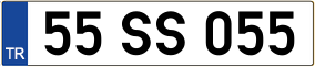 Truck License Plate